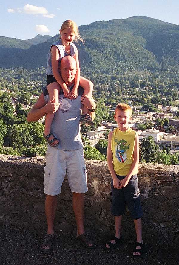 Mike and his kids
